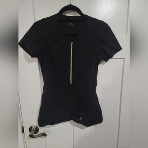 - Black JAANU Scrub top size xsmall NEW CONDITION